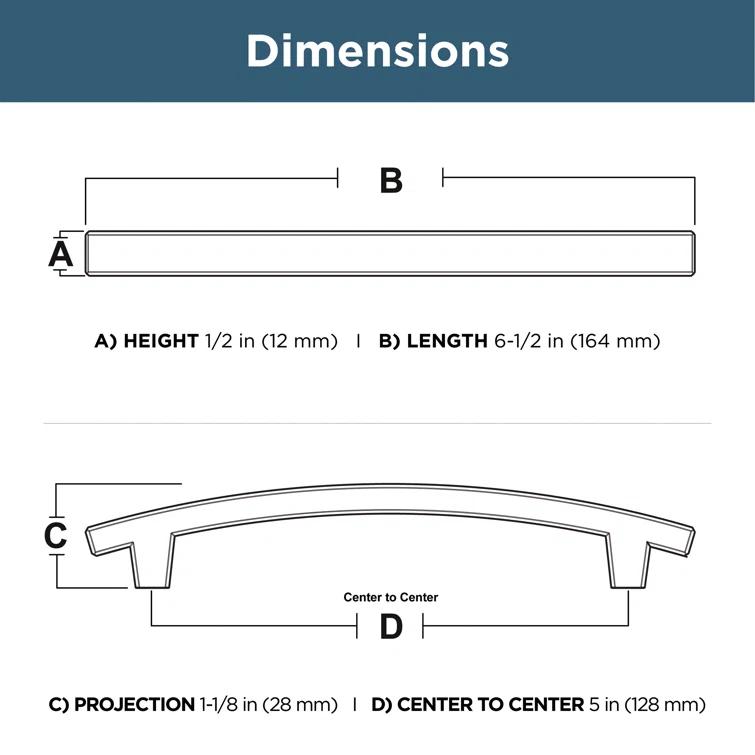 Franklin Brass Pierce 4" Center to Center Appliance Pull (Set of 10)