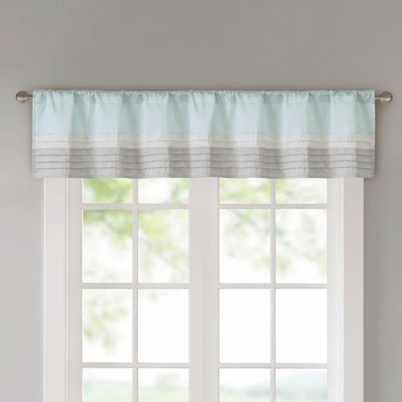 Madison Park Amherst Polyoni Pintuck Window Valance