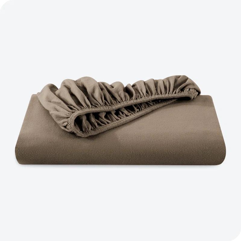 Bare Home Flannel Fitted Sheet
