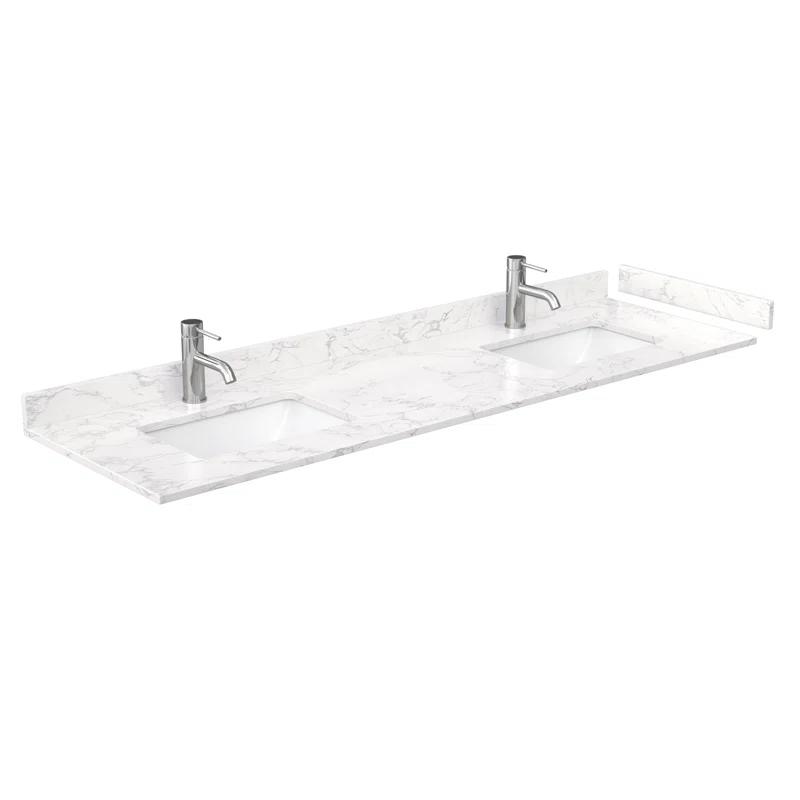 Wyndham Collection Deborah 72" Double Bathroom Vanity Set & Reviews | Wayfair