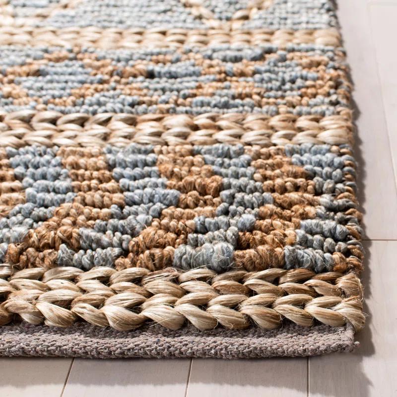 Sand & Stable™ Phippsburg Geometric Handwoven Natural/Blue Area Rug