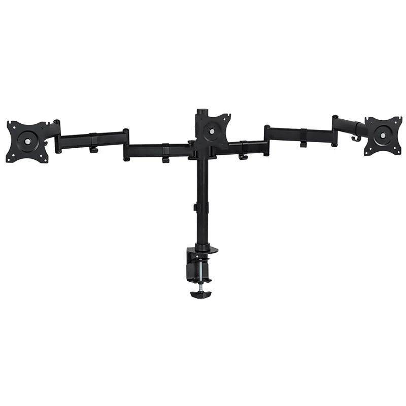Mount-it Mount-It Full Motion Triple Monitor Mount 3 Screen Desk Stand Fits 13 - 27 in. Computer Monitors