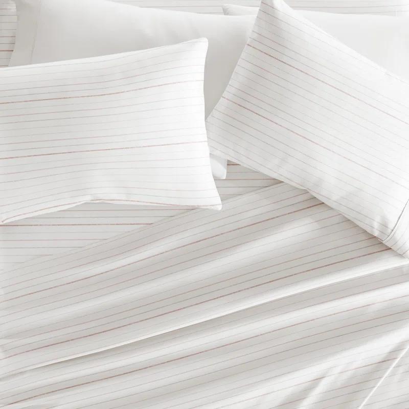 4 Piece Sheet Set Patterned Microfiber Ultra Soft Bedding