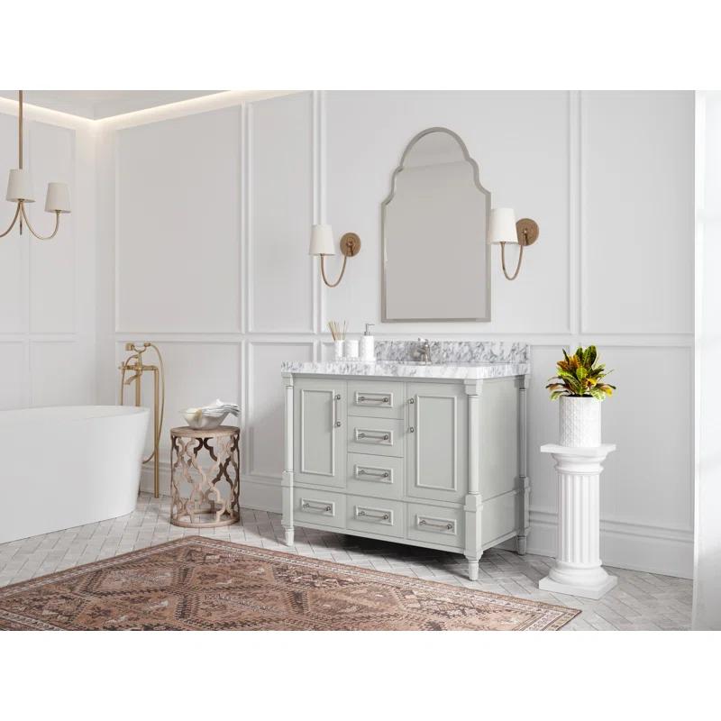 Willow Collections Aberdeen 42'' Single Bathroom Vanity with Quartz Top