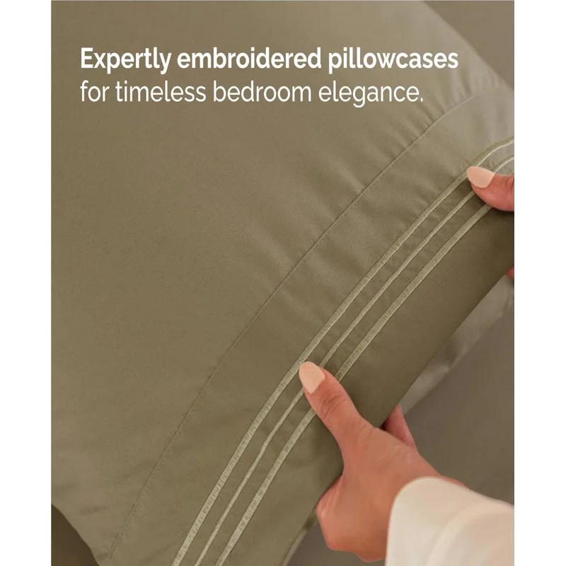 CGK Linens 4 Piece Sheet Set Premium Cooling, Soft & Wrinkle Free Sheet Set