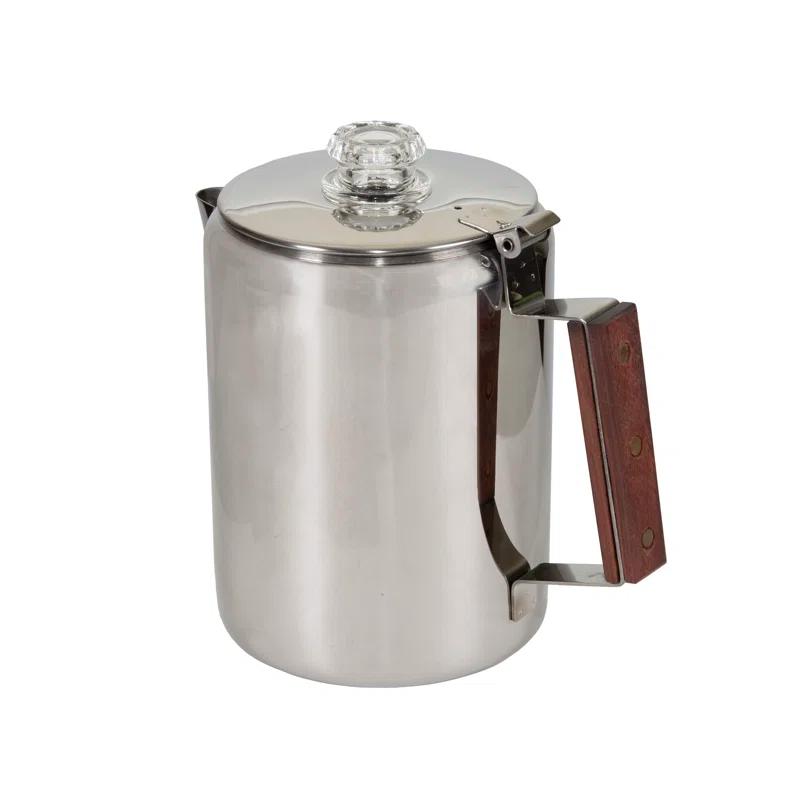 Stansport 276-9 Stansport Stainless Steel Percolator Coffee Pot 9 Cups