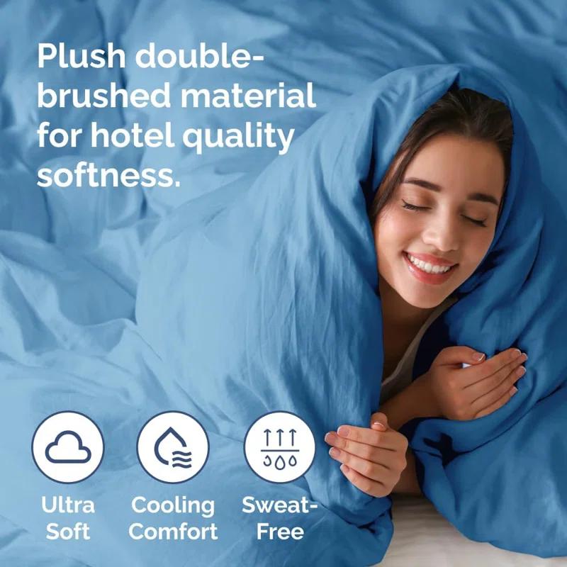 CGK Linens Premium Hotel Quality Soft & Cooling Duvet Cover Set