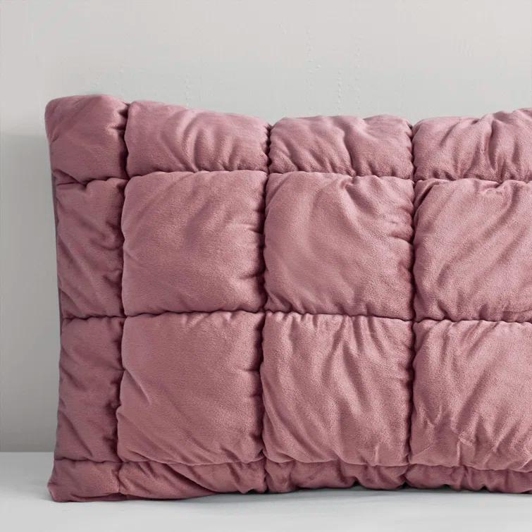 Intelligent Design Velvet Dream Puff Velvet Comforter Set