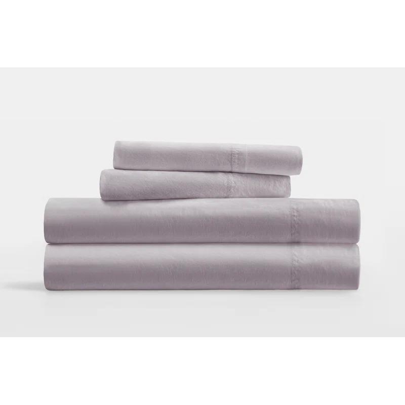 Sateen Long-Staple Cotton Deep Pocket Sheet Set