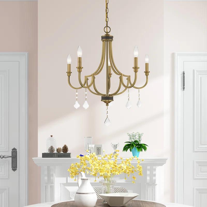 Dedric 5 - Light Dimmable Classic / Traditional Chandelier