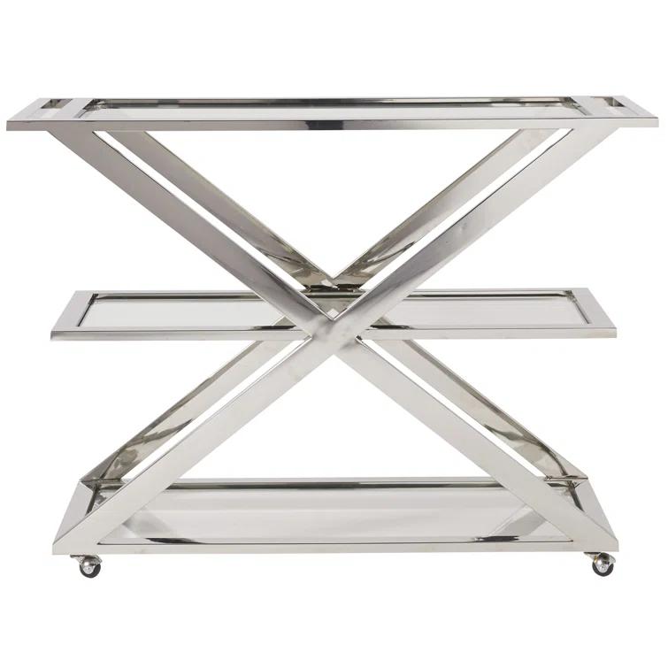 Universal Furniture Metal Bar Cart