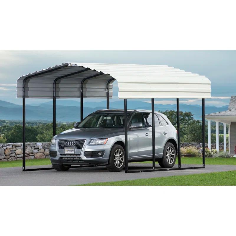 Arrow Arrow Galvanized Steel Carport, 10x15x9