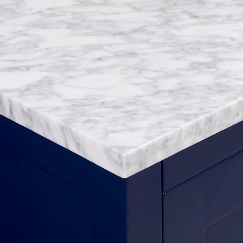 Oristano 49'' Marble Single Bathroom Vanity Top with Sink
