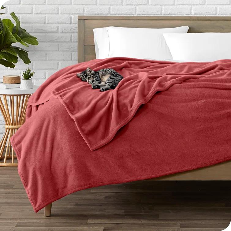 Bare Home Bare Home Microplush Fleece Blanket - Fuzzy, Warm, Bed/Throw Blanket