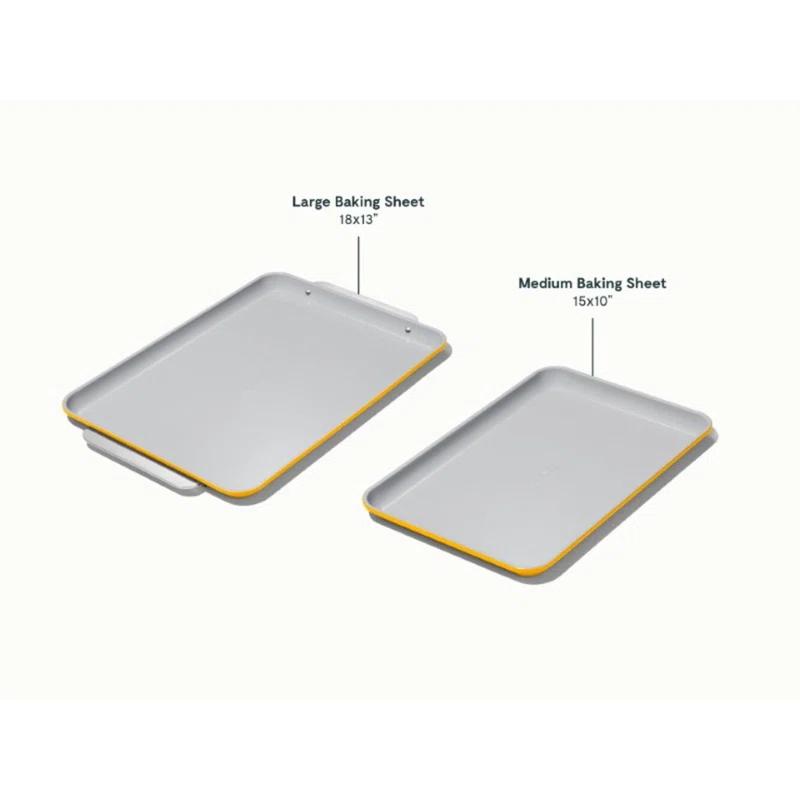 Caraway Home ® Marigold Non-Stick Ceramic Baking Sheet Duo