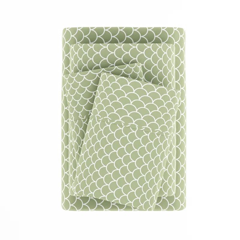 Becky Cameron Simply Soft™ Scallops Pattern Microfiber Sheet Set