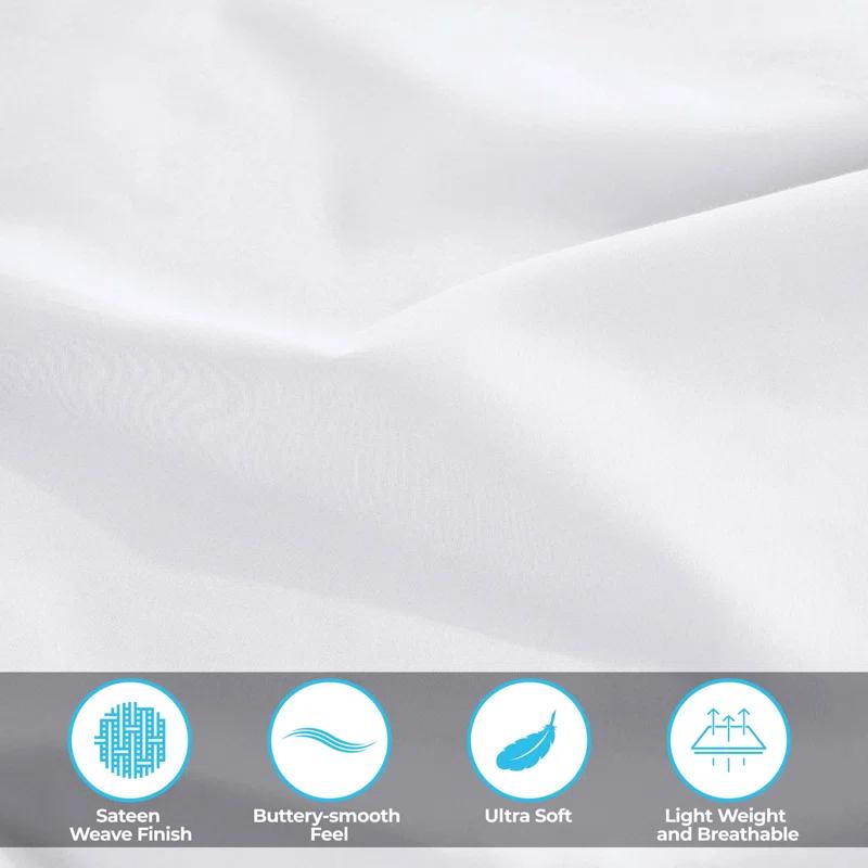 Luxor Treasures 400 Thread Count Egyptian-Quality Cotton Pillowcase (Set of 2)