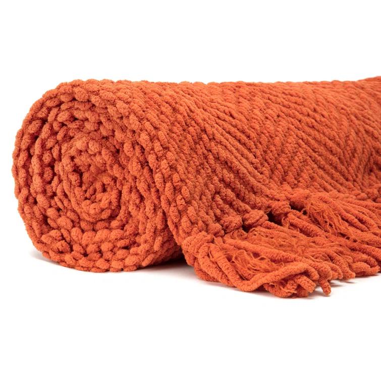 Chanasya Textured Knitted Throw