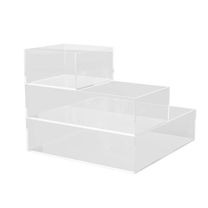 Thomas Martha Stewart 3 Stack and Slide Plastic Tray Office Desktop Organizer Set