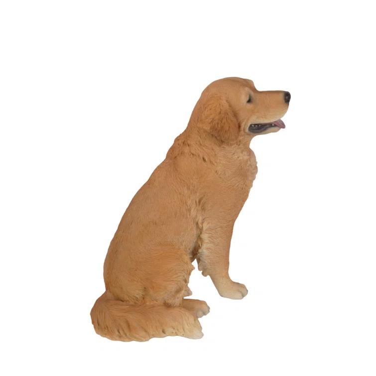 Hi-Line Gift Ltd. Sitting Dog Golden Retriever Statue