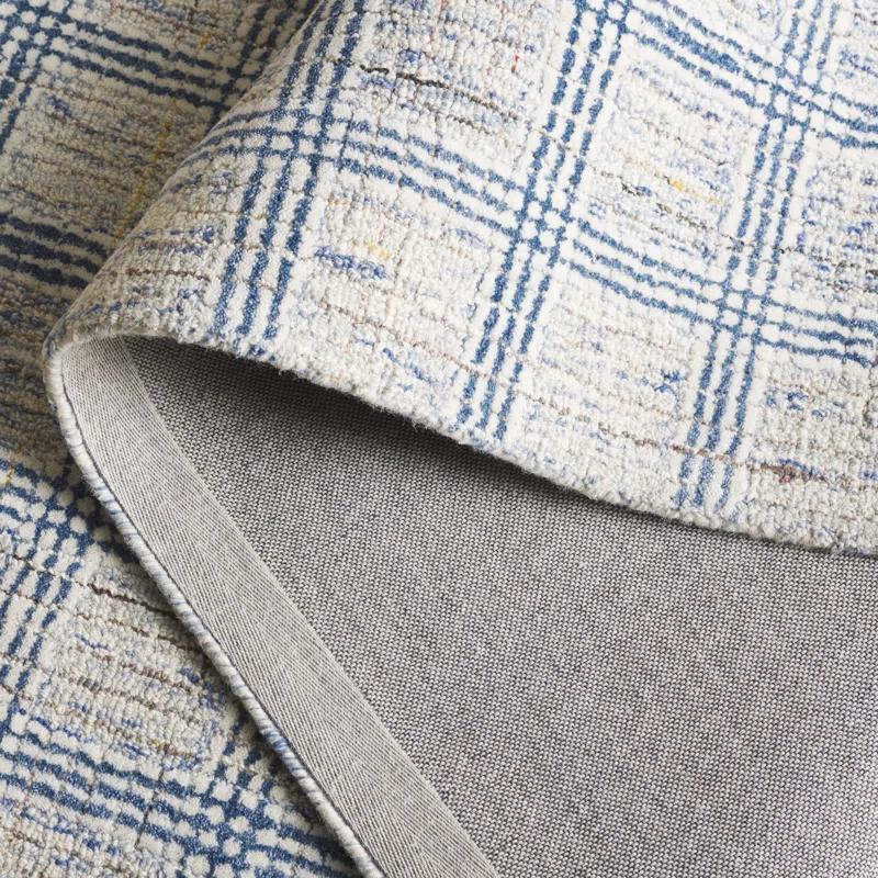 Safavieh Ebony Hand Tufted Wool Pile Plaid Rug