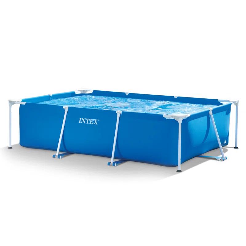 Intex New Intex Rectangular Frame Above Ground Swimming Pool