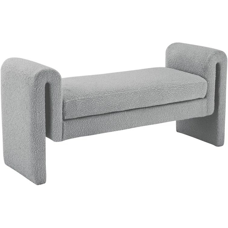 Wrought Studio™ Hiroyasu Upholstered Boucle Bench