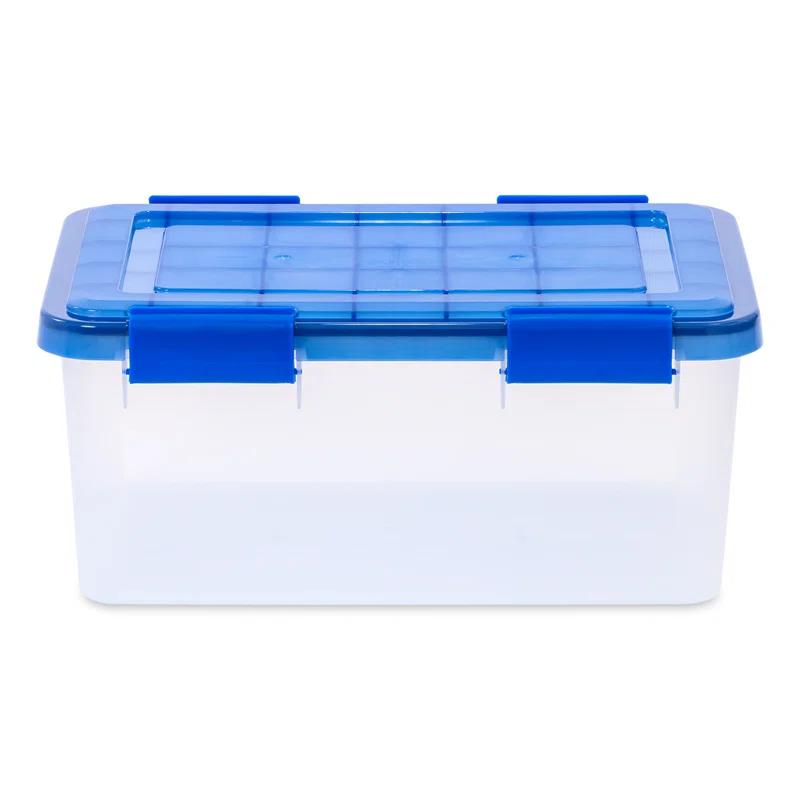IRIS USA, Inc. Weatherproof Clear Plastic Storage Tote