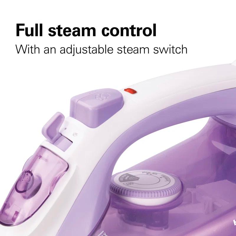 Hamilton Beach Hamilton Beach Steam Iron With Extra-Glide Nonstick Soleplate