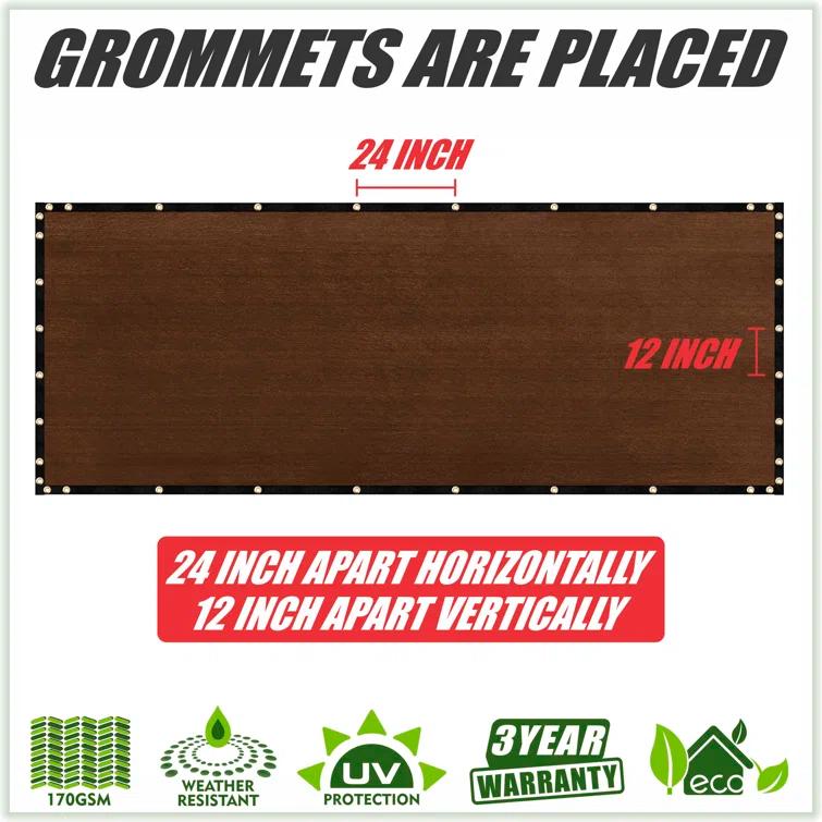 ColourTree Colour Tree Privacy Screen & Windscreen Fabric Cover – Durable Outdoor Fence Protection, UV-Resistant, Easy Installation