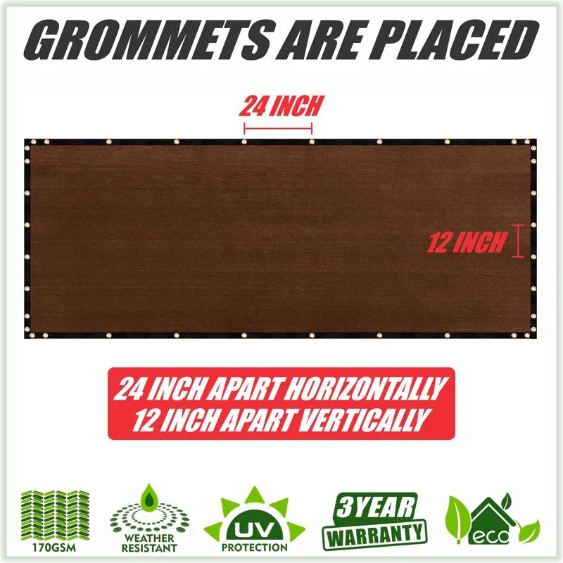 ColourTree Colour Tree Privacy Screen & Windscreen Fabric Cover – Durable Outdoor Fence Protection, UV-Resistant, Easy Installation