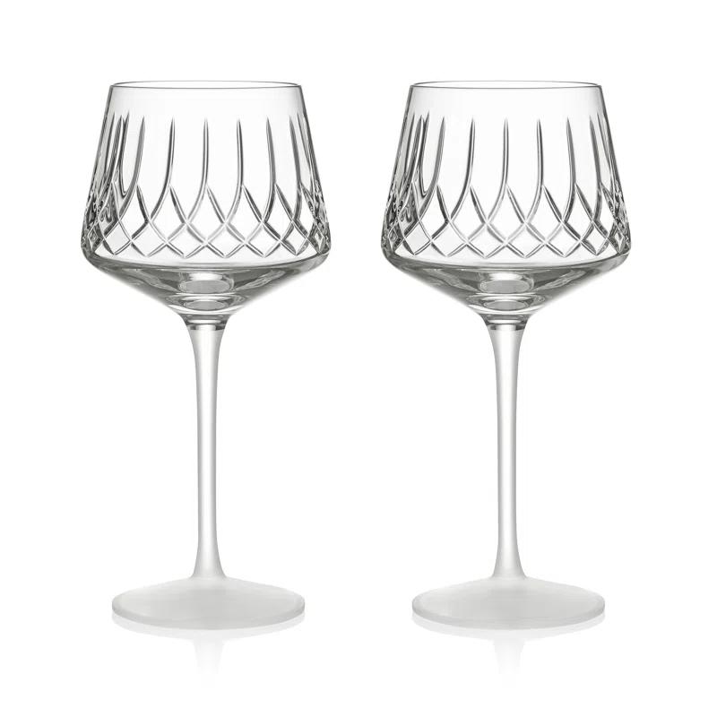 Waterford Lismore Arcus Wine Universal 14 oz (Set of 2)