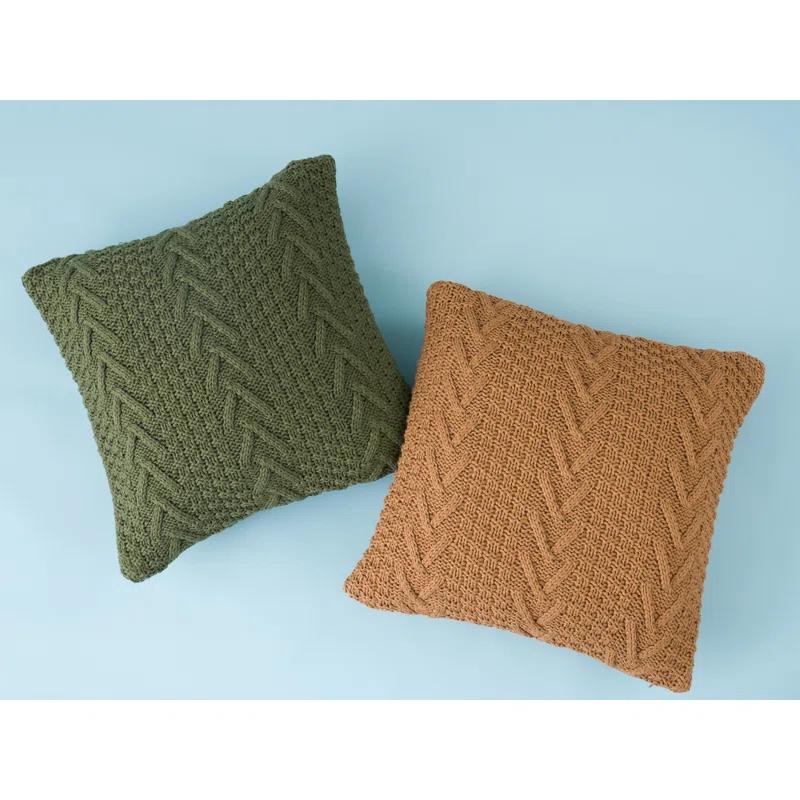 EverGrace Ratree Chunky Reversible Throw Pillow