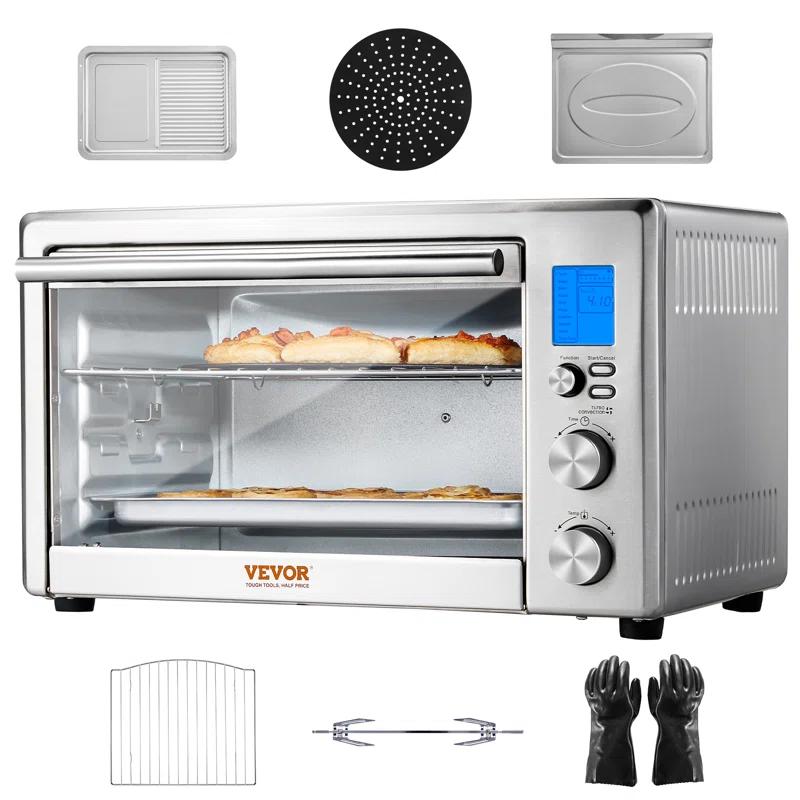 Stellweilan Tessberg Countertop Convection Oven 28L Toaster Baker 10-IN-1 1800W for Home Use