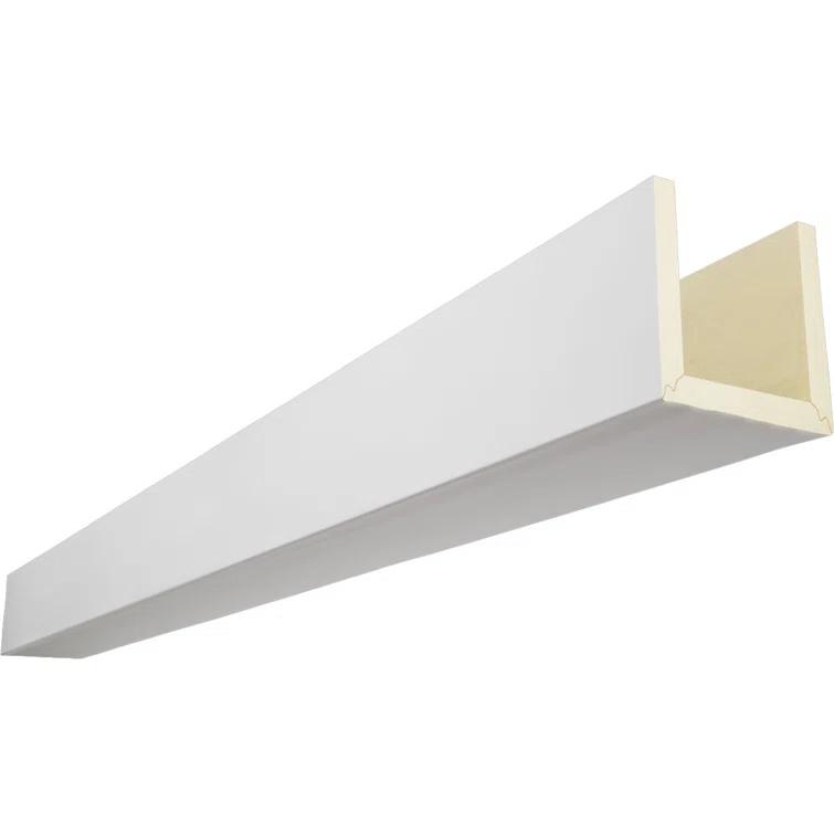 Ekena Millwork Timberthane Rustic Smooth Faux Wood 3-Sided Beam (U-beam)