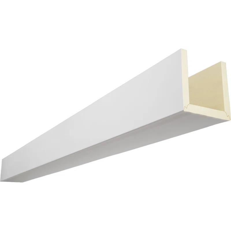 Ekena Millwork Timberthane Rustic Smooth Faux Wood 3-Sided Beam (U-beam)
