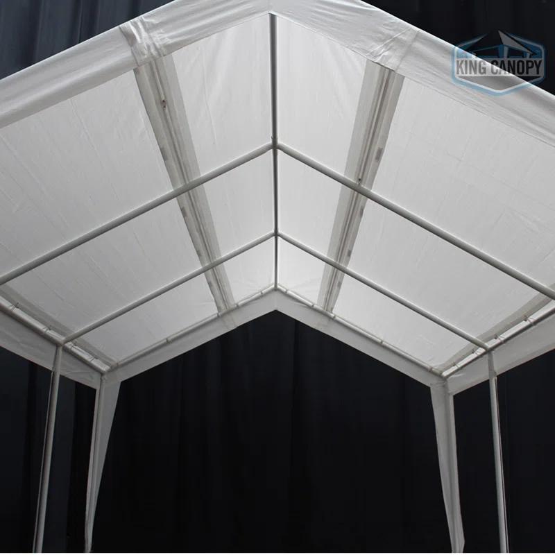 King Canopy Expandable Canopy 12ft x 20ft or 20ft x 20ft Steel Frame with 8 Legs