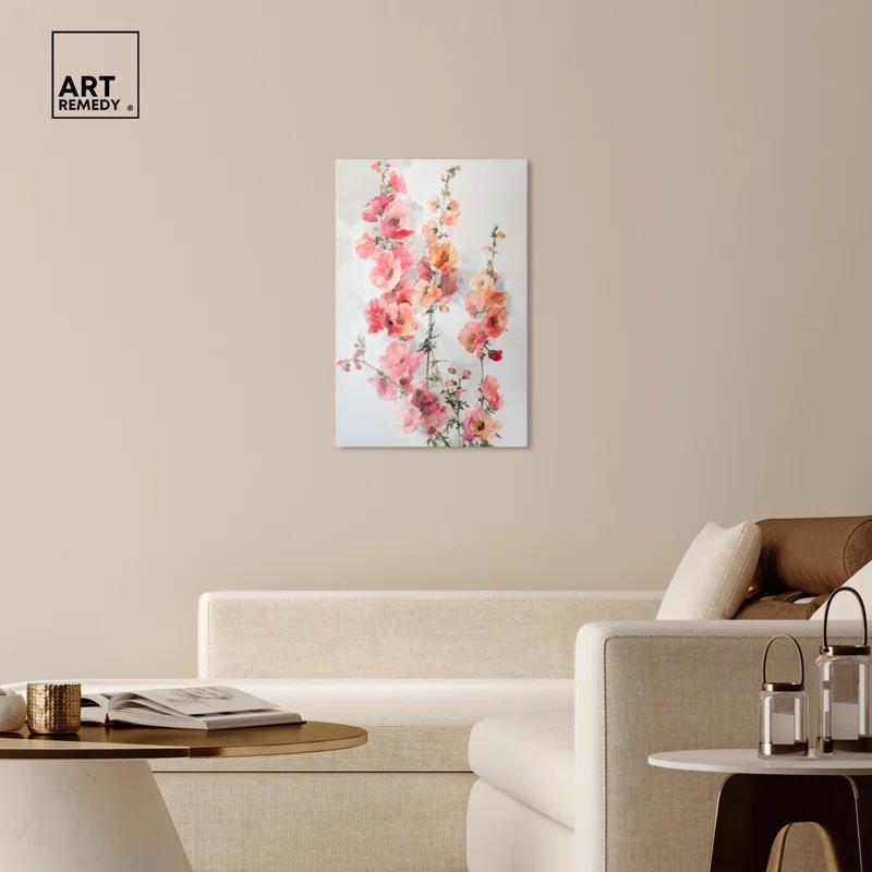 Art Remedy Bougainvillea I Canvas New Floral Wall Art by Art Remedy