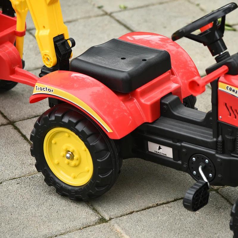 Aosom 1 Seater Tractors / Construction Pedal Ride On