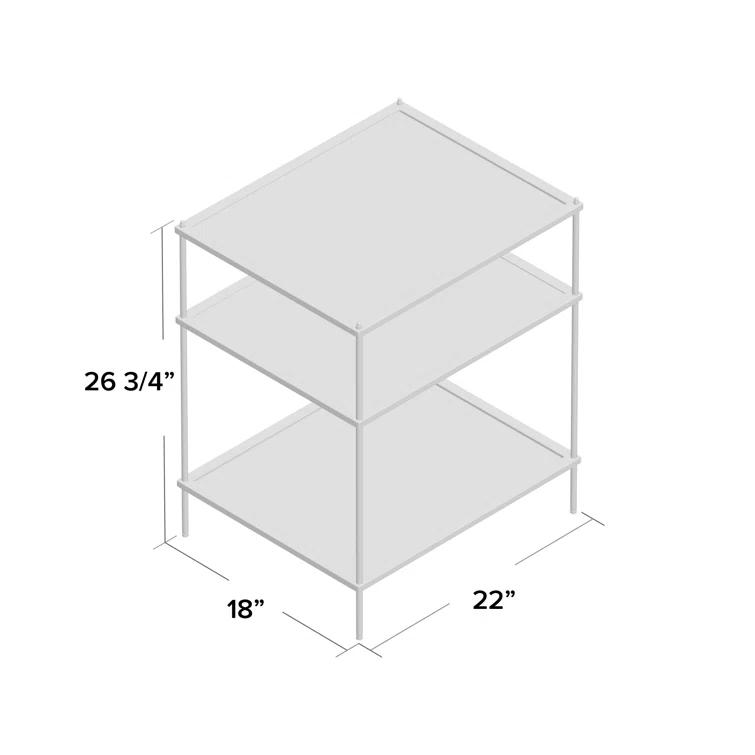 Wade Logan® Gosport Glass Top End Table