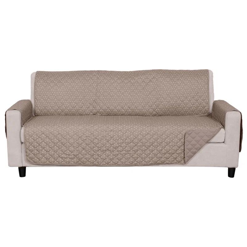 FurHaven Reversible Water-Resistant Small Sofa Loveseat Cover Furniture Protector
