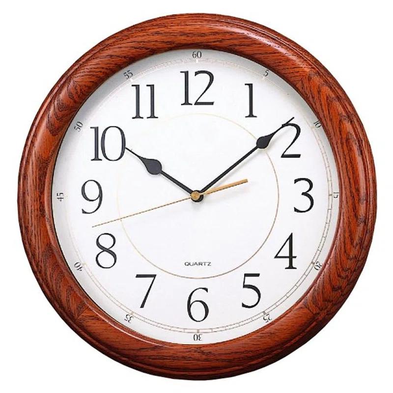 Seiko Solid Wood Wall Clock