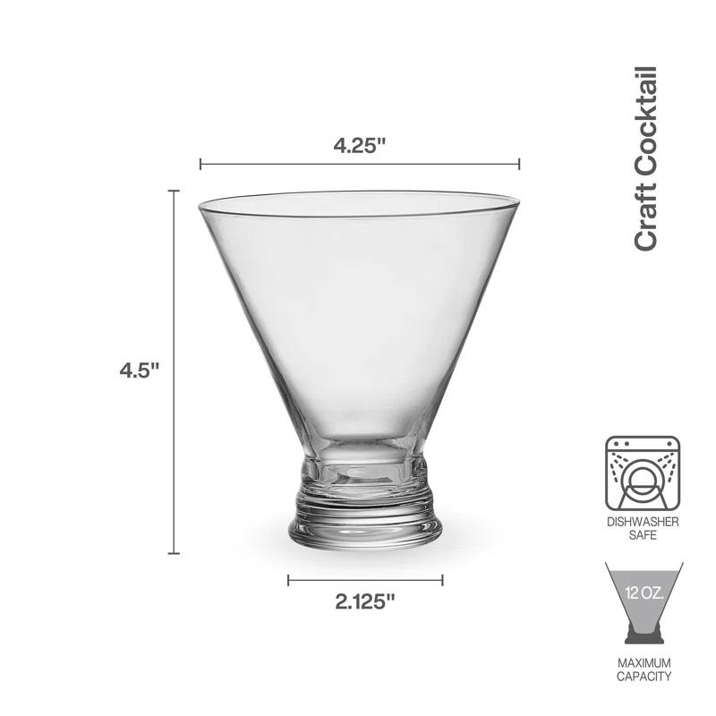 Mikasa Mikasa Craft Cocktail 12 oz. Crystal Martini Glass
