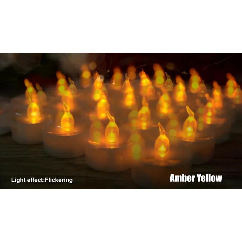 AGPtEK Unscented Flameless Candle (Set of 100)