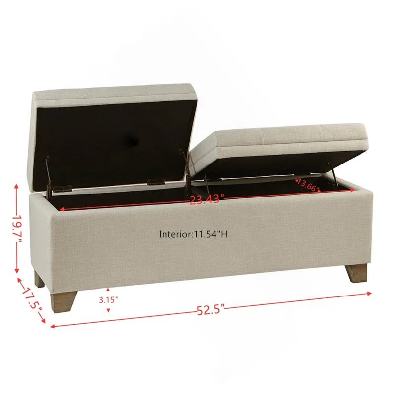 Wildon Home® Soft Close Storage Bench