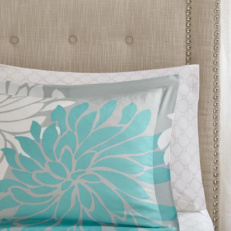 Madison Park Essentials Maible Floral Comforter Set with Cotton Bed Sheets