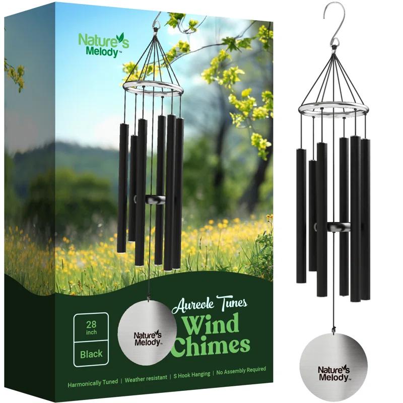 Nature's Melody Tuned 6-Tube Outdoor Wind Chimes