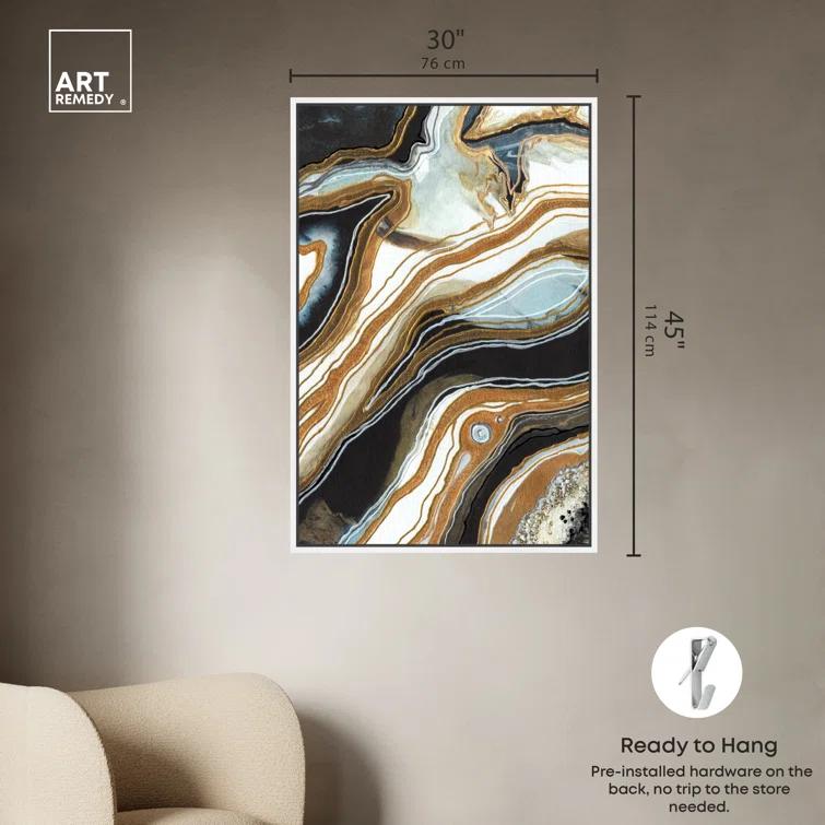Art Remedy Black and Gold I