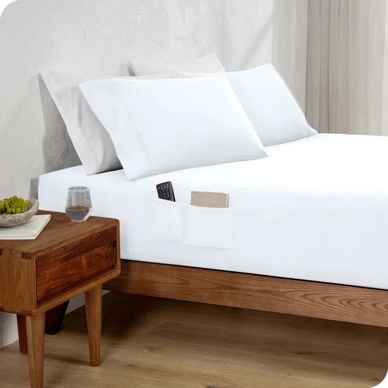 Bare Home Microfiber Fitted Sheet