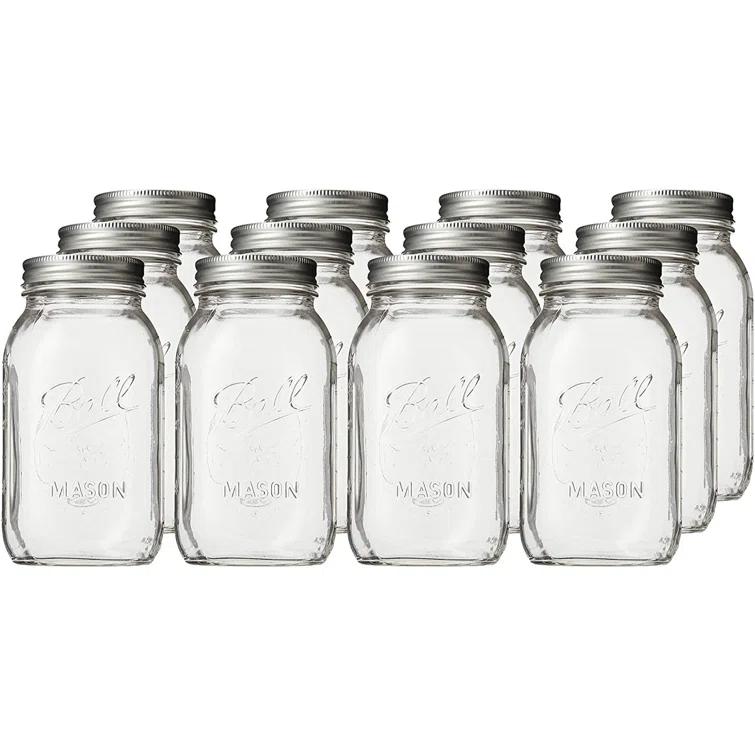 Ball Glass Jar - Set of 12